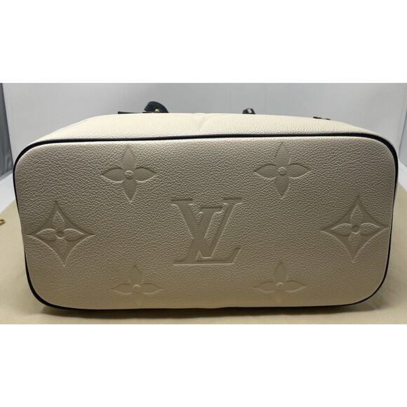 Louis Vuitton Neverfull Tote MM Ivory Leather - Picture 13 of 14